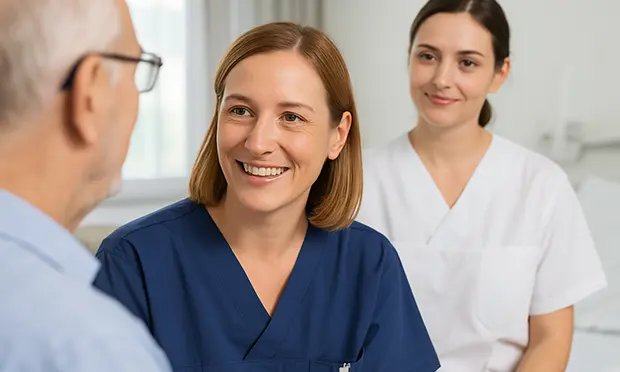 Freundlich aber klar!